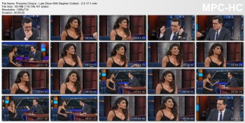 Priyanka Chopra - Late Show with Stephen Colbert - 2-3-17