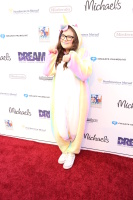 Marlowe Peyton wears a unicorn costume to Starlight's Dream Halloween event, Park Plaza, L.A. -  10/22/2016