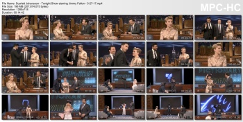 Scarlett Johansson (with Dove Cameron) - Tonight Show starring Jimmy Fallon - 3-27-17